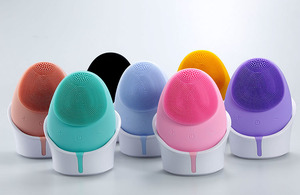 Superventas de 2025, herramienta de belleza para el cuidado de la piel, Sónico Facial cepillo de limpieza, cepillo exfoliante de silicona para uso doméstico, masajeador Facial para mujeres - Product Image 4