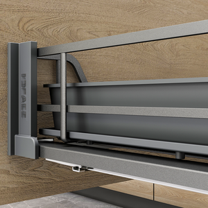 Tiroir de rangement multifonctionnel en métal pour vaisselle, à monter sur armoire, avec panier coulissant pour cuisine domestique - Product Image 5