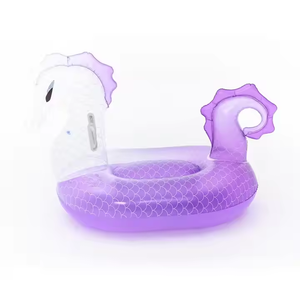 Galleggiante per <span class=keywords><strong>piscina</strong></span> con cavalluccio marino, grande <span class=keywords><strong>piscina</strong></span> gonfiabile in cloruro di polivinile galleggiante con manici, adatto per <span class=keywords><strong>piscina</strong></span> per adulti e giochi da spiaggia - Product Image 2