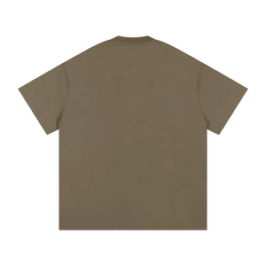 Camiseta Negra de Manga Corta para Hombre, Cuello Redondo, 100% Algodón Jersey, 220 Gramos, Transpirable, con Logotipo Personalizado, Estilo Urbano Informal - Product Image 5