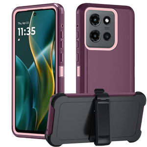 เคสโทรศัพท์แบบเต็มตัว ดีไซน์สปอร์ต แข็งแรงทนทาน สำหรับ <span class=keywords><strong>Motorola</strong></span> <span class=keywords><strong>Moto</strong></span> G 5G 2025 2026 พร้อมคลิปหนีบเข็มขัด - Product Image 2