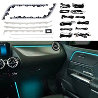 Lumière ambiante multicolore 64 couleurs LED Lumière ambiante intérieure de voiture pour Mercedes-Benz Classe B W247 GLA H247