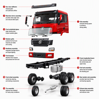 Camion tracteur SHACMAN F3000 6x4 d'occasion 375 CV, tête de tracteur remise à neuf pour le transport logistique