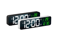 Réveil d'affichage de bureau de table numérique Led horloge murale de vente chaude
