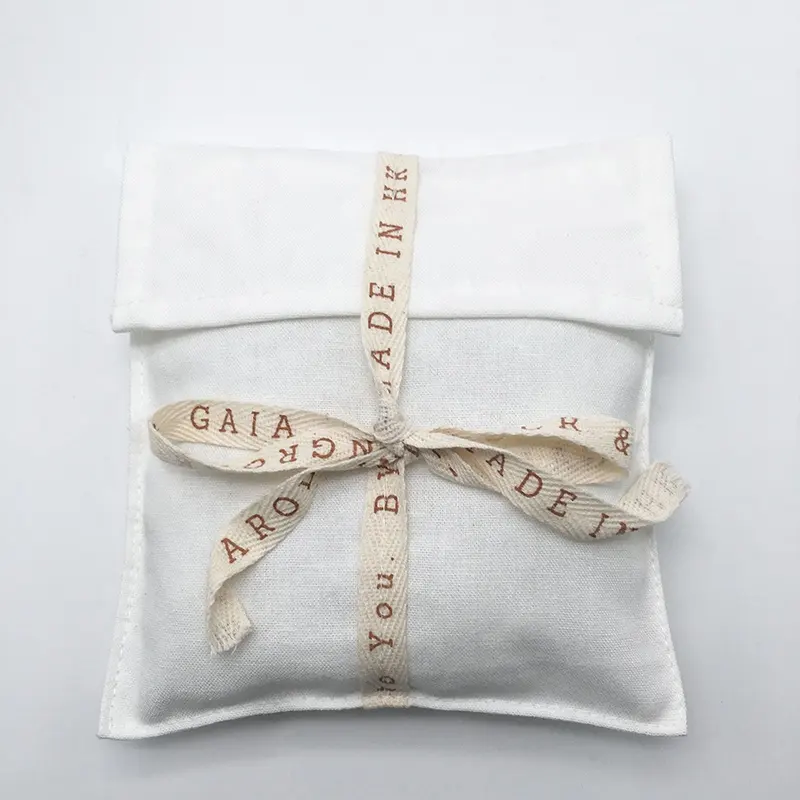 Bolsa de algodão para armazenamento, roupa íntima branca de algodão para armazenamento, envelope, saco presente com logotipo ptrinted corda de seringa