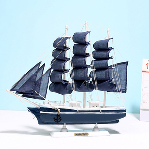 TaiLai Mô Hình Tàu Trưng Bày Đồ Thủ Công Bằng Gỗ Mới Lắp Ráp Hoàn Chỉnh Trang Trí Hải Lý Để Trang Trí Nhà Cửa Và Văn Phòng Thuyền Gỗ - Product Image 6