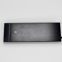 Prise de courant industrielle encastrée de bureau 200-240V AC IP44, 2 prises, ports USB Type-C, couvercle coulissant, rallonge de table pour la maison et le bureau