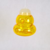 Piège à frelons jaune réutilisable en forme de bouteille suspendue, 6 entrées, non toxique, pour jardin résidentiel, prêt à être expédié