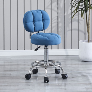2026 Adjustable Salon Beauty <b>Chair</b> with Strong Wheels Popular Wide Backrest and Rotating Lash Made of Synthetic Leather - Product Image 6