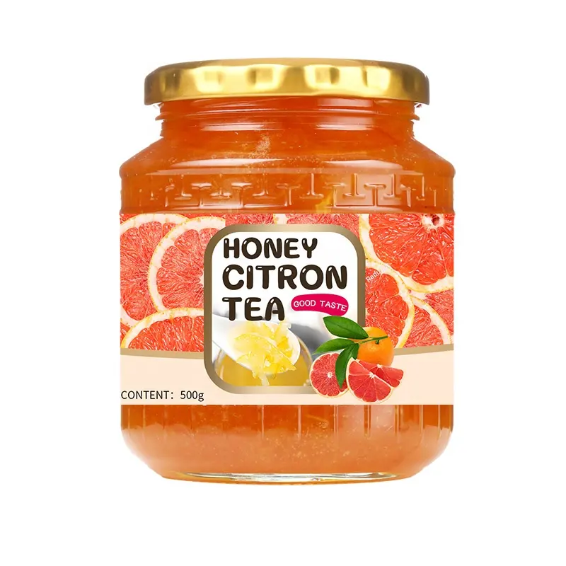 Droog Fruit Citron Smaak Honing Thee Instant Pack Natuurlijke Jujube Honing