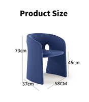 Chaise longue de salon inclinable de luxe avec design Wabisabi, tissu en velours, style moderne pour hôtel et usage domestique