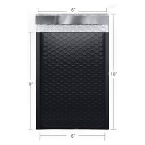 Enveloppe à bulles OEM, adhésif puissant, emballage aérien, matériau poly/PE, logo personnalisé, impression numérique, bleu, épaisseur 2 mil, promotionnel - Product Image 3
