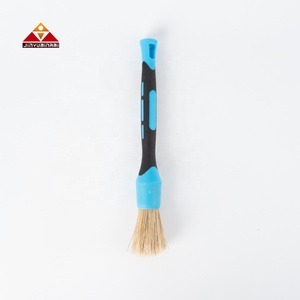 JYM-0244 Set di 3 Spazzole Morbide per Lavaggio Auto di Alta Qualità con Manico in Gomma TPR e Testa Sostituibile, Nuovo Design Dettagliato - Product Image 3