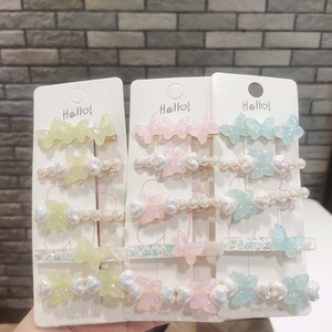 Nouvelle Pince à Cheveux en Résine Papillon Cœur Printemps, Pince Latérale Baguette de Fée Douce, Pince à Frange, Accessoire Cheveux Haut de Gamme Fait Main pour Femme - Product Image 2