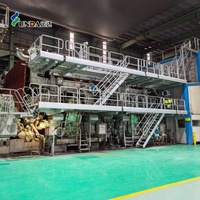 Ligne complète de production de carton gris Yunda 100tpd pour machine à papier Testliner