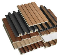 Panneaux de grille en bois massif finition charbon de bambou moderne, revêtement mural personnalisé en maille rouge pour chambre et salon