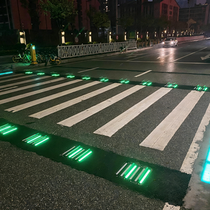 Semáforo LED Inteligente <span class=keywords><strong>de</strong></span> Tres Colores para Cruce Peatonal, Tipo Zebra, Empotrado en el <span class=keywords><strong>Suelo</strong></span> con Señal <span class=keywords><strong>de</strong></span> Advertencia a Nivel del <span class=keywords><strong>Suelo</strong></span> - Product Image 5
