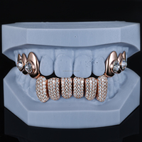Grillz personnalisés en Moissanite VVS, Argent 925, Or massif 10K 18K 14K, Taille ovale, Taille brillant, Bijoux corporels Hip-hop