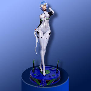 48CM PPS surdimensionné 1/4 Rei <span class=keywords><strong>Ayanami</strong></span> PVC figurine CS EVA Anime GK modèle ornement cadeau Style modèle jouet - Product Image 6