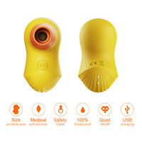 Vibrateur suceur vibrant en forme de canard, stimulateur oral de clitoris et de mamelons, jouet sexuel pour femmes
