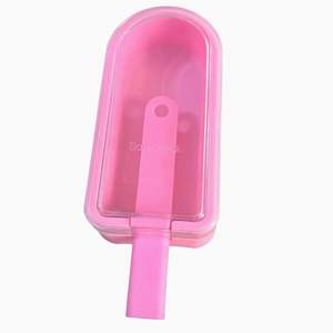 冰淇淋冰棒模具不含 BPA，灵活可折叠，便携式硅胶四件套可重复使用冰棒制作器套装，适合家庭 DIY 甜点工具 - Product Image 6