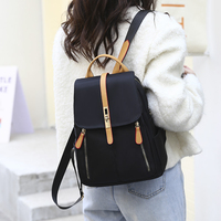 Nouveau Sac à Dos Géométrique Tendance 2026 pour Femme – Style Coréen en Tissu Oxford, Grande Capacité, Idéal pour l'Extérieur et le Commerce International