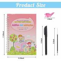 Spiralgebundenes Übungsbuch für Kinder zur kognitiven Förderung: Magisches Mal- und Schreibbuch Deutsch Englisch Spanisch