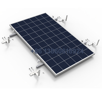 Système de fixation pour panneaux solaires photovoltaïques Trip Solar TP-R en aluminium pour toits en pente, avec crochets et rails de montage