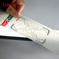 Étiquette de bagage RFID Laxcen durable pour suivi intelligent des bagages aériens, étiquette d'identification de voyage personnalisable en papier pour la gestion des actifs