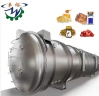 Industriële roestvrijstalen automatische vacuümvriesdroogmachine voor voedselverwerking, instantkoffie & fruitdroging