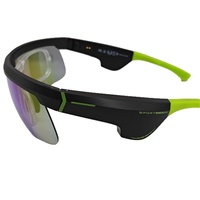 Lunettes de sport intelligentes pour le cyclisme, navigation vocale, traduction IA, appels sans fil, musique, contrôle tactile, monture PC+ABS