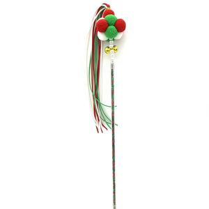 Jouets interactifs de baguette de <span class=keywords><strong>chat</strong></span> de Noël Offre Spéciale, <span class=keywords><strong>ficelle</strong></span> de teaser de <span class=keywords><strong>chat</strong></span> avec la cloche pour des chatons - Product Image 6