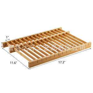 Bamboo <b>Dish</b> <b>Rack</b> Rectangular Kitchen Sink Drainer For <b>Dishes</b> Bowls Fruit Vegetables Multifunction Storage <b>Rack</b> Cao County - Product Image 2