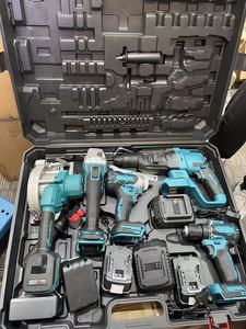 21V Brushless Lithium Battery Power <strong>Tool</strong> Set 5-<strong>in</strong>-<strong>1</strong> <strong>Multi</strong>-<strong>function</strong> Hammer Drill and Angle Grinder Power <strong>Tool</strong> Set - Product Image 2