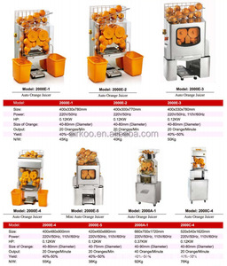 เครื่องแปรรูปน้ำส้มสดพร้อมฟังก์ชั่นจำหน่ายสินค้า อุปกรณ์โรงงานแปรรูปผลไม้ แยกน้ำและเนื้อส้ม - Product Image 3