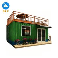 Contenedor Móvil Seco de Acero de 20' de la Marca DFC, Listo para Usar, para Vivienda, Construcción, Decoración, Uso Temporal y Almacenamiento