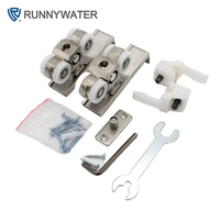 Rueda de Puerta Corredera de Alta Resistencia de 120 KG, Rueda de Puerta Corredera de Aluminio, Rueda de Ventana, Rueda de Riel Superior para Sistema de Puerta Corredera