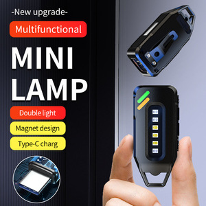 ไฟฉายพกพาแบบพวงกุญแจ LED ขนาดเล็ก ชาร์จด้วย Type C ดีไซน์แม่เหล็ก ใช้สำหรับตั้งแคมป์ - Product Image 1