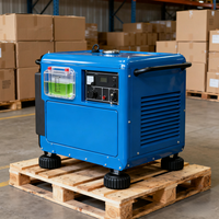 Petit groupe électrogène diesel 220V/380V pour usage domestique Générateur diesel extérieur monophasé/triphasé 5KW avec options 6KW 8KW 10KW