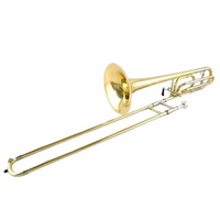 Wholesale Factory Direct Bb/F Tenor Trombone, Professional Slide Brass Instrument for Children & Adult Players