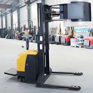 Apilador eléctrico de alta capacidad de 2 toneladas, altura de elevación a 5,5 M, apilador de paletas eléctrico con soporte alimentado por batería - Product Image 6