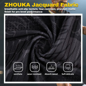 Футбольная форма на заказ от производителя: мужская футболка из полиэстера с жаккардовым узором и персонализированной сублимацией для команд - Product Image 2