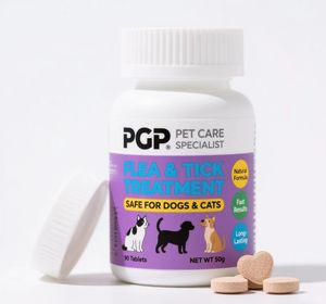 Comprimés <span class=keywords><strong>anti</strong></span>-ver à mâcher <span class=keywords><strong>pour</strong></span> soins de santé et suppléments <span class=keywords><strong>pour</strong></span> animaux de compagnie Emballage pratique en bouteille - Product Image 1