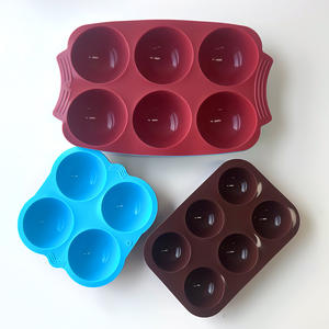 Moule à gâteau mousse en demi-cercle Mofen Cup Pastry Dessert Jelly Silicone Grinder Baking Tools for Pudding and Other Confections - Product Image 5