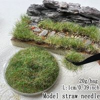 2,7g Touffes de fleurs statiques à l'échelle HO et N pour maquettes ferroviaires, modèles architecturaux, terrains de sable DIY et fournitures de paysages