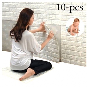 Papel pintado CASA DE 3D pared Mural de la pared paneles de cuero de imitación - Product Image 1