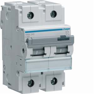 HMX240 Personalizzabile con Interruttore Automatico Hagers 50 kA 40 2P c 3m - Product Image 1