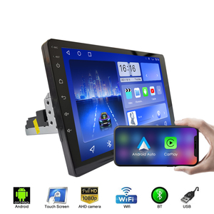 9 pollici 1 Din autoradio Android Car Stereo Car <span class=keywords><strong>Audio</strong></span> System <span class=keywords><strong>Auto</strong></span> Radio MP5 lettore DVD multimediale Carplay Android <span class=keywords><strong>Auto</strong></span> WiFi BT - Product Image 2
