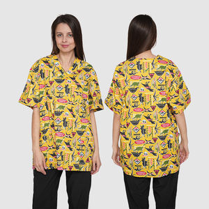 工場卸売2025カスタマイズカラーコットン病院制服<span class=keywords><strong>XXS</strong></span>ナーススクラブ女性男性用Hombre Mujerトップ医療用アパレル - Product Image 3