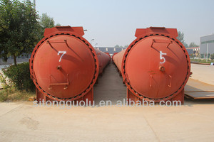 Công nghiệp ngang lớn tiệt trùng hơi nước nồi hấp với bình áp lực cho tay áo cao su CE chứng nhận <span class=keywords><strong>ASME</strong></span> thiết kế - Product Image 5